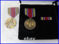 Lot of 8 World War II Commemorative Medals & Asiatic Pacific Campaign Medals