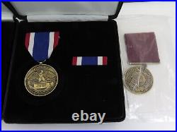 Lot of 8 World War II Commemorative Medals & Asiatic Pacific Campaign Medals