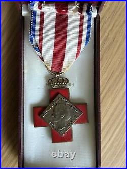 Luxembourg Red Cross Bronze Medal Grand Duchess Josephine Charlotte Decoration