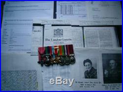 MBE WW2 medals GSM Palestine LS GC Africa Star El Alamein SOE Station X Weapons