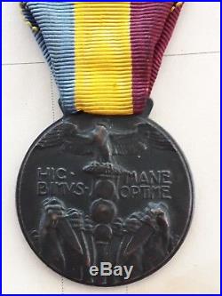 MEDAGLIA COMMEMORATIVA DI FIUME Primo Tipo WW1 ITALY Commemorative Medal