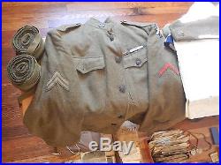 MUSEUM QUALITY WW1 / WW2 LOT! FATHER & SON, Uniforms, photos, medals, helmet