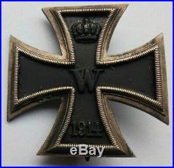 Medal German Ww1 Iron Cross 1 St Class Not Maker Marked