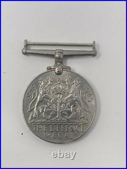 Medal- WW2 THE DEFENCE MEDAL GEORGIVS VI D, G. BR OMN. REX FDINDIMP WW2