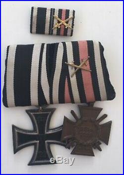 Medal Ww1 German To Paul Lange + Medals + Wound Badge + Certificates