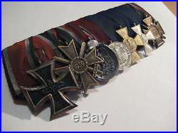 Medal bar German WW II iron cross second class Wehrmacht 1939 7´awards original