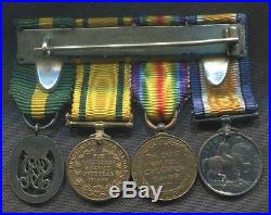 Medals Miniature Medal group First World War Territorial Officer's Decoration GV