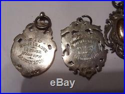 Medals WW2 and associated items Devon Regt Selley from Alphington Silver fobs