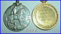 Medals-original Ww1 War & Victory Pair Walker-griffin Royal Naval Air Service