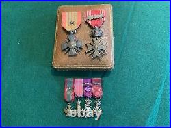 Medals pins ribbons original world war two