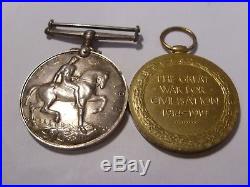 Medals plaque 16th Cheshire Regt Birkenhead Bantams WW1 From Liverpool