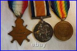 Military KSA QSA Queens South Africa Medal WW1 Trio Gloucester Regt Natal (2558)