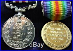 Military Medal MM For Bravery WW1 MIA + Victory Medal Lance Sergant J Houston