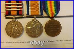 Military QSA Queens South Africa Medal 4 Bars WW1 Pair Seaforth Highlander 2903