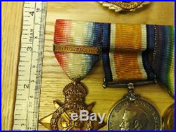 Military WW1 Mons Star Trio Medal Group With Clasp Northamptonshire Regt 4173