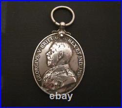 Millitary WW1 George V Territorial Efficiency Medal 1663094 BMBREM. BRaithwaite