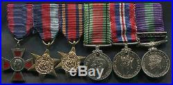 Miniature Medal group Royal Red Cross 2WW, Malaya Army Nursing Sister attributed