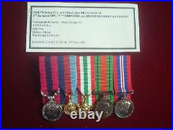 Miniature Military Medals Ww2 DCM -1939/45- Italy Stars Def War