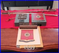 Named WWII Medal/(2) Sabre NY Natioanl Guard Coastal Artillery Grouping Archive