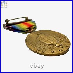 Named Ww1 Us Naval Victory Medal Lt. Griffin Rim Engraved World War I Wwi