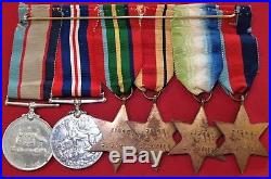 Named Ww2 War Medals Royal Australian Navy H. M. A. S. Australia Davies Ran
