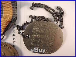 Navy good conduct medal named to Henricy dated 1915, Mexico service WW I victory