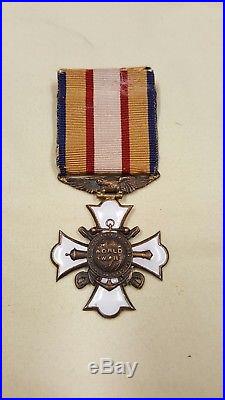 New York Society of Military & Naval Officers World War Medal WW1 Extremely Rare