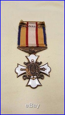 New York Society of Military & Naval Officers World War Medal WW1 Extremely Rare