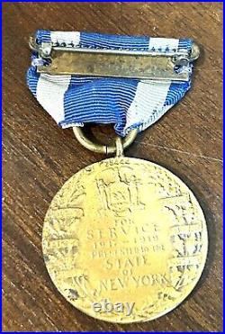 New York State World War 1 Victory Medal #7544 Ribbon