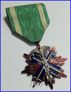 Nice! WW2 5th Class ORDER of GOLDEN KITE MEDAL STERLING SILVER JAPANESE JAPAN