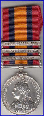 Nice boer war medal to betty rifle brigade from taunton poss killed WW1