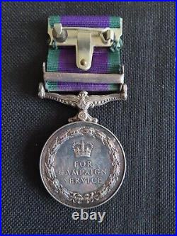 Northern Ireland Csm Campaign Service Medal T Pittaway Royal Regiment Fusiliers