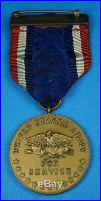 Numbered Army Cuban Pacification Medal to a Colonel/WW1 Silver Star Recipient