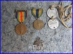 Numbered & Traceable Mexican Border/World War 1 Medal Group to African American