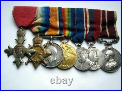 OBE MSM WW1 Star British War & Victory post war medal Corp Morrison fr Glasgow