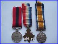 ORIGINAL WW1 DISTINGUISHED CONDUCT MEDAL GROUP, SJT BUNSTEAD, 9th RIFLE BRIGADE