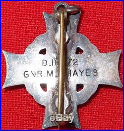 Original Ww2 Kia Memorial Cross & Service Medals Gunner Hayes Rca Canada