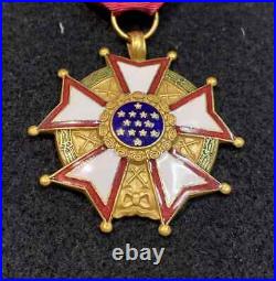 Officer-U. S. Legion Of Merit Medal Ribbon + Devices Vietnam era -SEE STORE WW 1