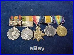 Orig Boer War & WW1 Officers Medal Group 7th Battalion CEF & Devonshire Rgt