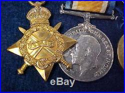 Orig WW1 Officers Medal Group 1st Canadian Div Cavalry & RAF Royal Air Force