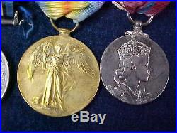 Orig WW1 Officers Medal Group 1st Canadian Div Cavalry & RAF Royal Air Force