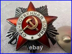 Original 802729 Medal of the Order of the Patriotic War of World War II Soviet