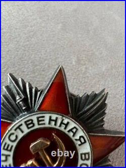Original 802729 Medal of the Order of the Patriotic War of World War II Soviet
