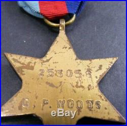 Original British/Australian Group of 8 Medals WW1 RAF WW2 RAAF Fl. Lieut Woods