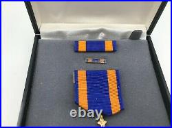 Original Early WW2 U. S. Army Air Forces Air Medal With Lapel Pin and Box
