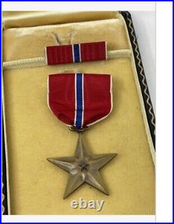 Original Early WWII US Navy Wrapped Wrap Broach Bronze Star Medal