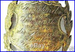 Original German WW2 engraved honour badge or Flag Nail, pennant award medal