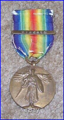 Original Named Ww1 Aef Siberia Grouping Yard Long Photo, Medal, Letter, Cap