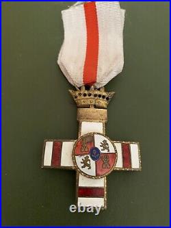 Original Spain / Spanish Order Of Military Merit Medal With White Distinction