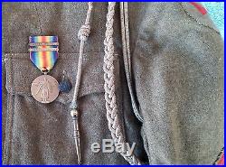 Original US WW1 Uniform Tunic 1st Infantry Division withMedal Big Red One